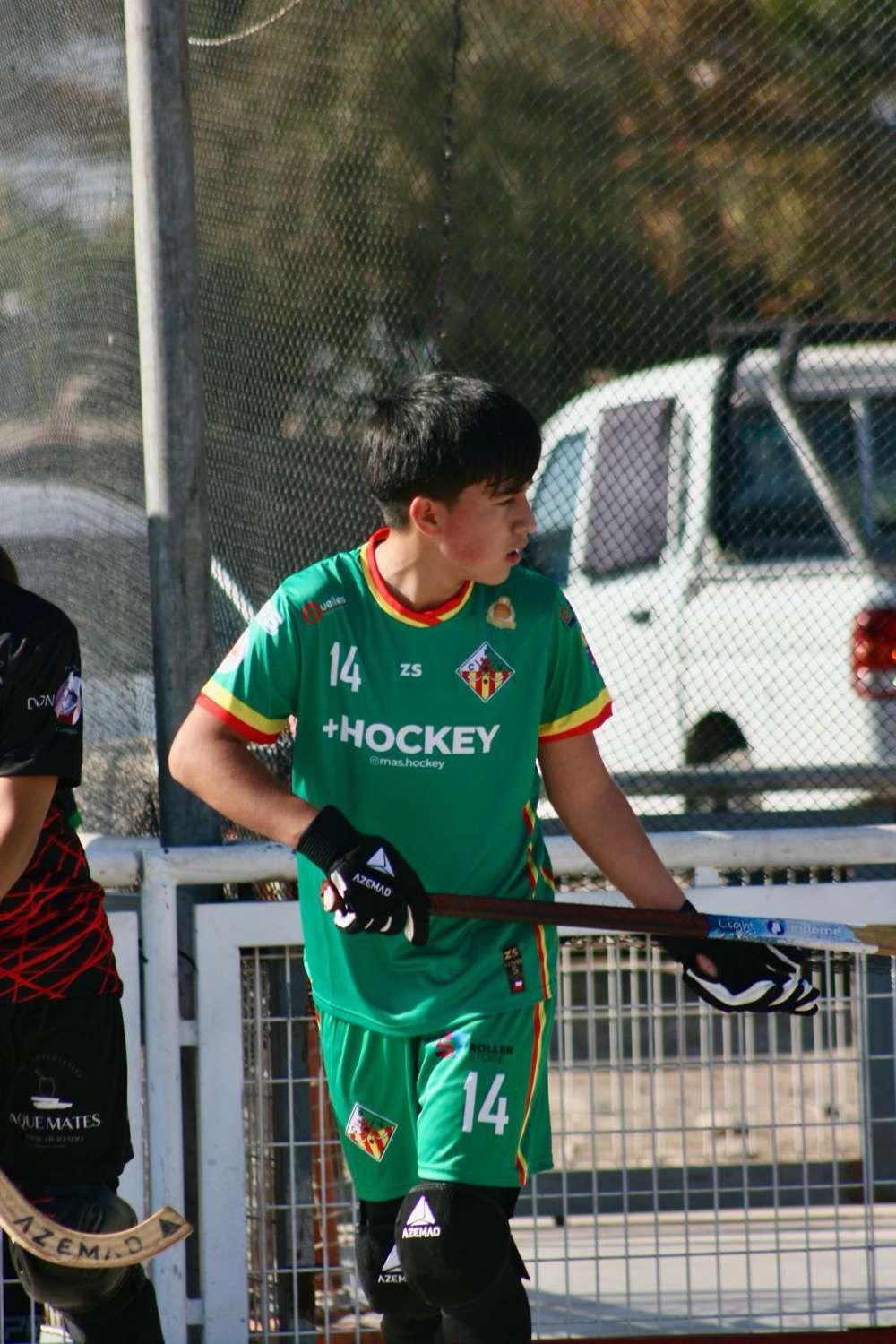 Tomás, deportista de hockey patín
